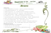 English Final revision  Bravo! 6th primary