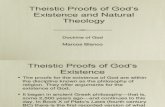 Theistic Proofs of God's Existence