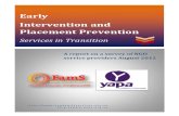 Early intervention and placement prevention: Services in transition