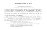 Remedial Law} Review Notes of Prof Domondon} Made 2001} 180 Pages