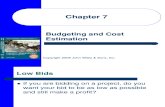 Budgeting & Cost Estimation