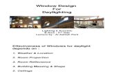 Window Design for Daylighting