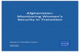 Afghanistan - Monitoring Women’s Security in Transition - Cycle 2 – October 2013