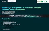 (2)IPv6 Summit - Early Experiences With IPv6 Services