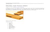Artcl Mortise and Tenon Joints