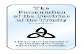 The Formulation of the Doctrine of the Trinity