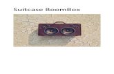 Suitcase BoomBox