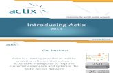 ActixOne Introduction