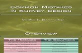 Common Survey Mistakes