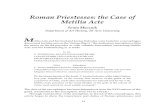 Sonia Mucznik - Roman Priestesses - The Case of Metilia Acte