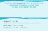 MAINTENANCE OF TURBINE  LUBRICATION SYSTEM AND CONDENSER.ppt