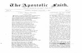 The Apostolic Faith