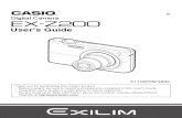 Casio Ex-z200 User Manual