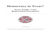 Texas Voting Rights Report