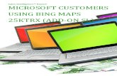 Microsoft Customers using Bing Maps 25KTrx (Add-on SL) - Sales Intelligence™ Report