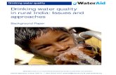 WaterAid - Drinking Water Quality Rural India
