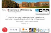 Ethylene Oxychlorination Catalysis - Role of Metal Promoters on Activity and Selectivity of the Process