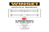 Carraro 28.32m Front Axle 140146 Repair Manual