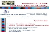 Kant, Duty and Universality - Ethics