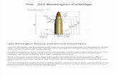 The 223 Remington Cartridge