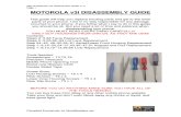 Motorola v3i Disassembly Guide