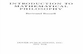 Russell. Introduction to Mathematical Philosophy