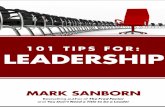 101 Tips for Leadership eBook