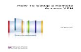 Setup a Remote Access VPN