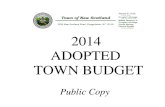 Town of New Scotland 2014 Adopted Budget