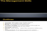 The Management Skills