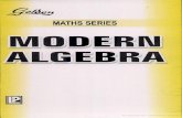 Modern Algebra (Golden Maths Series)