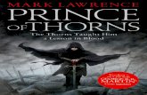 Prince of Thorns - Mark Lawrence - Extract