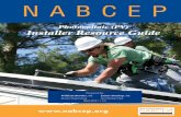 NABCEP PV Installer Resource Guide March 2012 v.5.2
