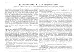 Fundamental CAD Algorithms