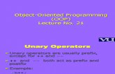 Object Oriented Programming (OOP) - CS304 Power Point Slides Lecture 21