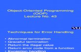 Object Oriented Programming (OOP) - CS304 Power Point Slides Lecture 43