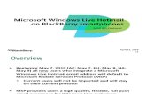 Microsoft Windows Live Hotmail on BlackBerry