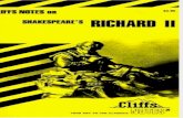 Denis M. Calandra Shakespeares Richard II Cliffs Notes 1960