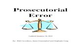 2010.01.20 Prosecutorial Error