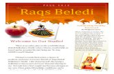 Raqs Beledi Bellydance Studio Fall Newsletter 2013
