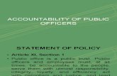 Accountability of Officers
