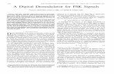 A Digital Demodulator for PSM Signals