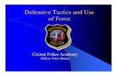 NPD DT and Use of Force