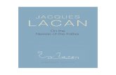 Jacques Lacan - On the Names of the Father