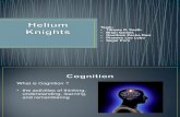 Cognitive Walkthroughs - A presentation by Helium Knights