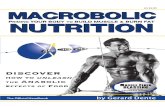 Macrobolic Nutrition - Priming Your Body to Build Muscles