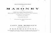 Illustrations of Masonry Capt WM Morgan Mason 1827 110pgs SEC SOC