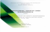 Industrial Safety and Maintenance