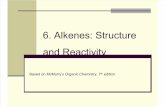 Chapter6 Alkenes Structure & Reactivity