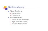 Sectionalizing Presentation